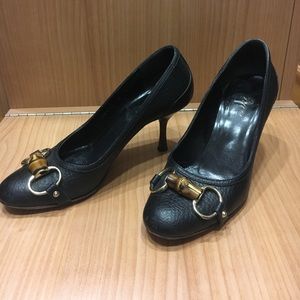 Black Gucci heels