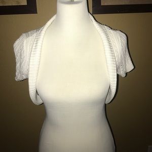 Crochet crop cardigan