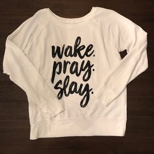 Boutique boatneck sweatshirt . Like new.