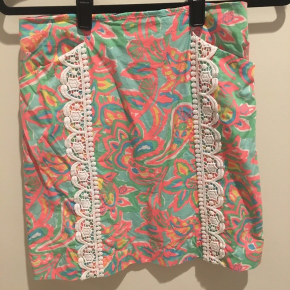 Lilly Pulitzer Corrie skirt in make a splash - Picture 2 of 7