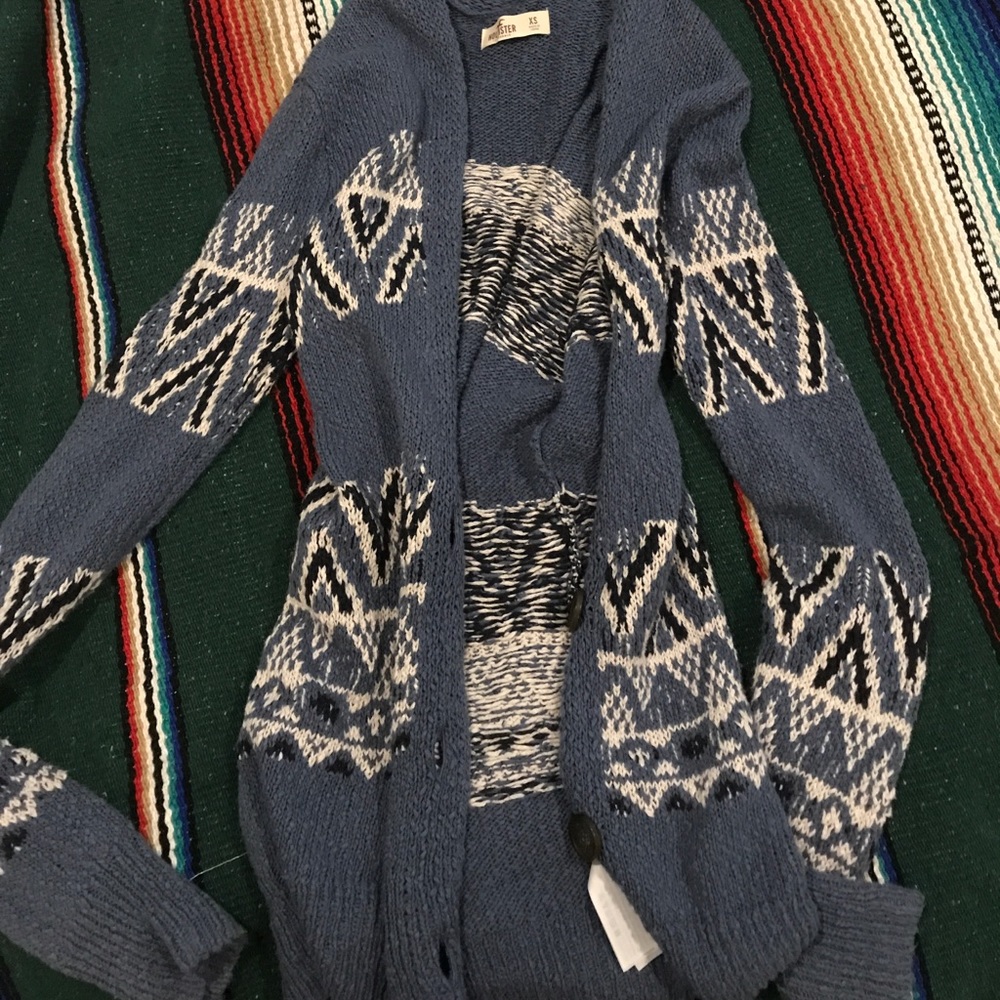 Hollister soft cardigan sweater :)