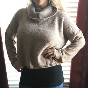 Taupe light fall sweater
