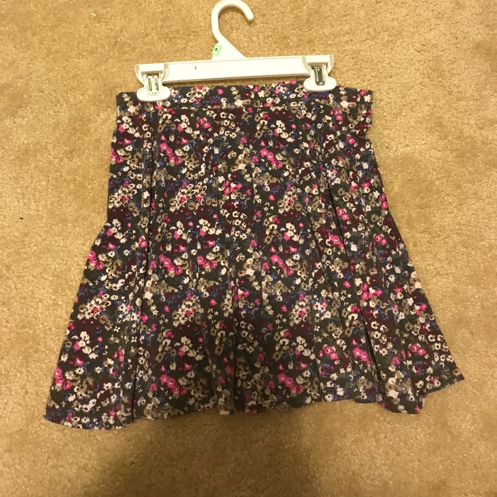 floral skirt