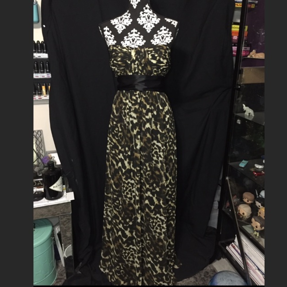 Leopard Print Formal Gown - image 1