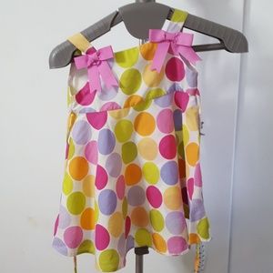 Toddler polka dot dress