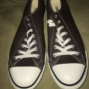 Brown Leather Converse