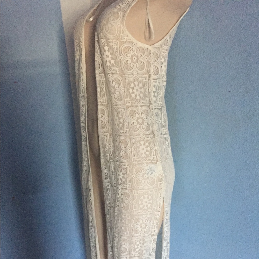 Long Jessica Simpson Lace Kimono