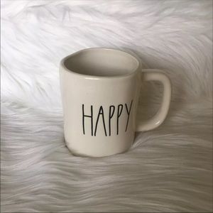 Brand New Rae Dunn HAPPY Mug