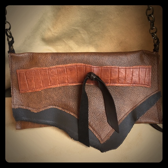 Handbags - Clutch with chain strap