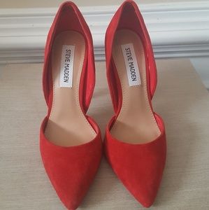 Steve Madden red heels