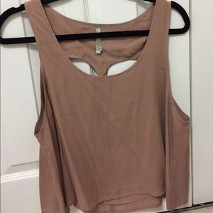 Open Back Heart Crop