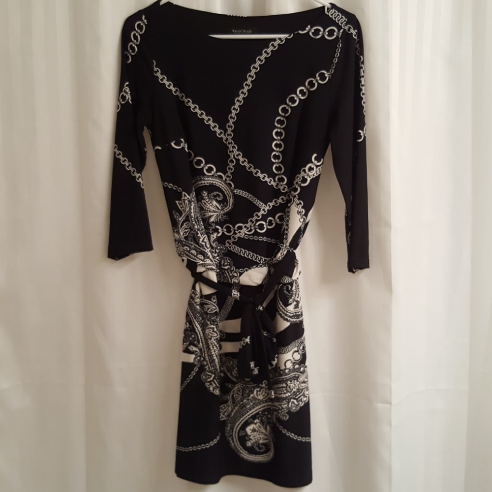 WHBM Chain & Paisley Dress