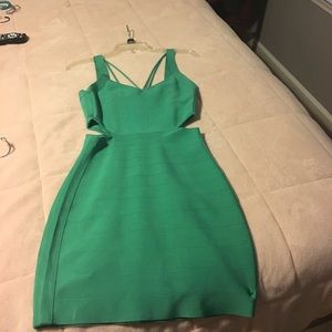 Cut out bandeau dress