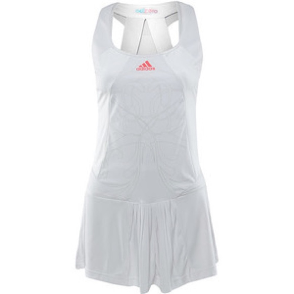 Adidas Women's Fall adiZero white tennis dress