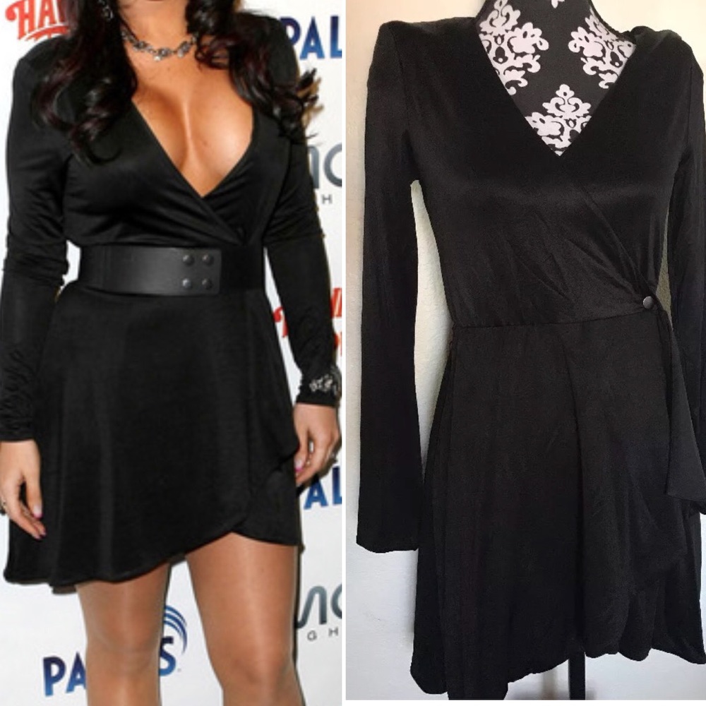 ❌❌SOLD❌❌Bebe kardashian wrap dress small