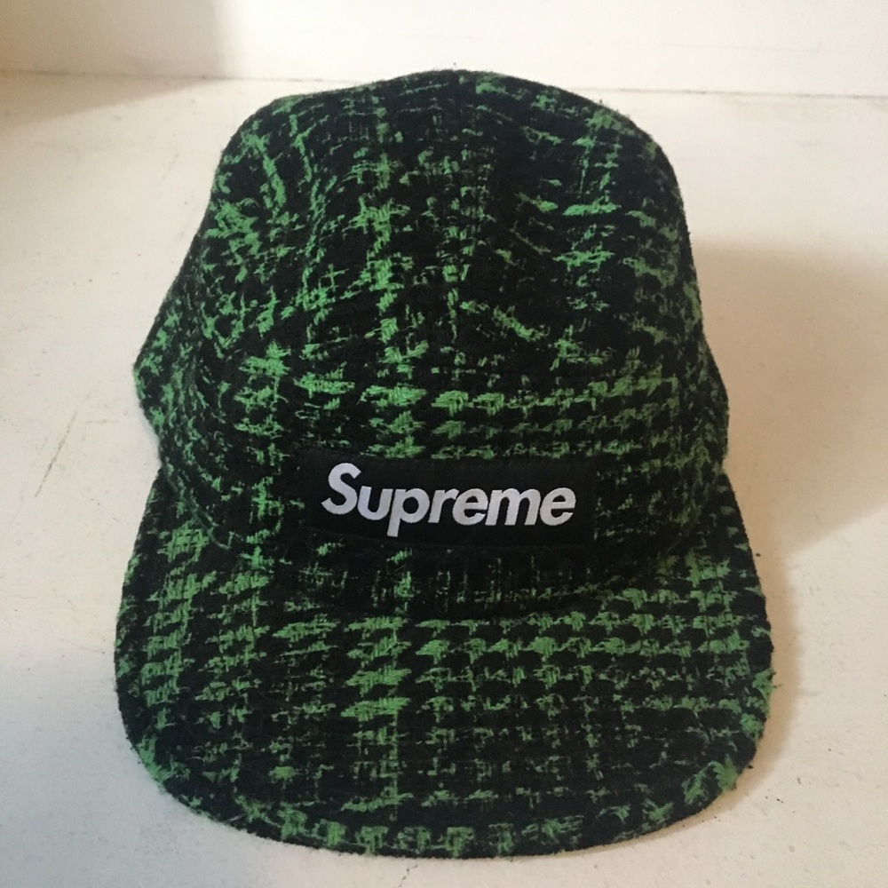 Supreme Broken Houndstooth Camp