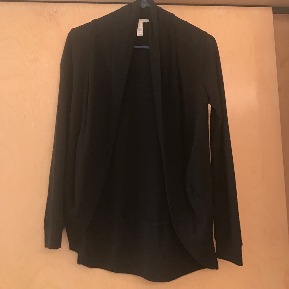 Black cardigan