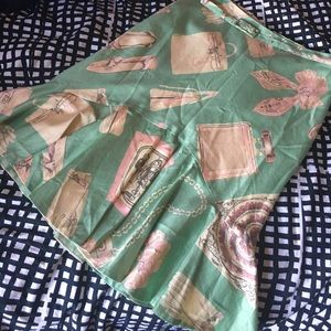 Anthropologie Odille Flounce Hem Skirt