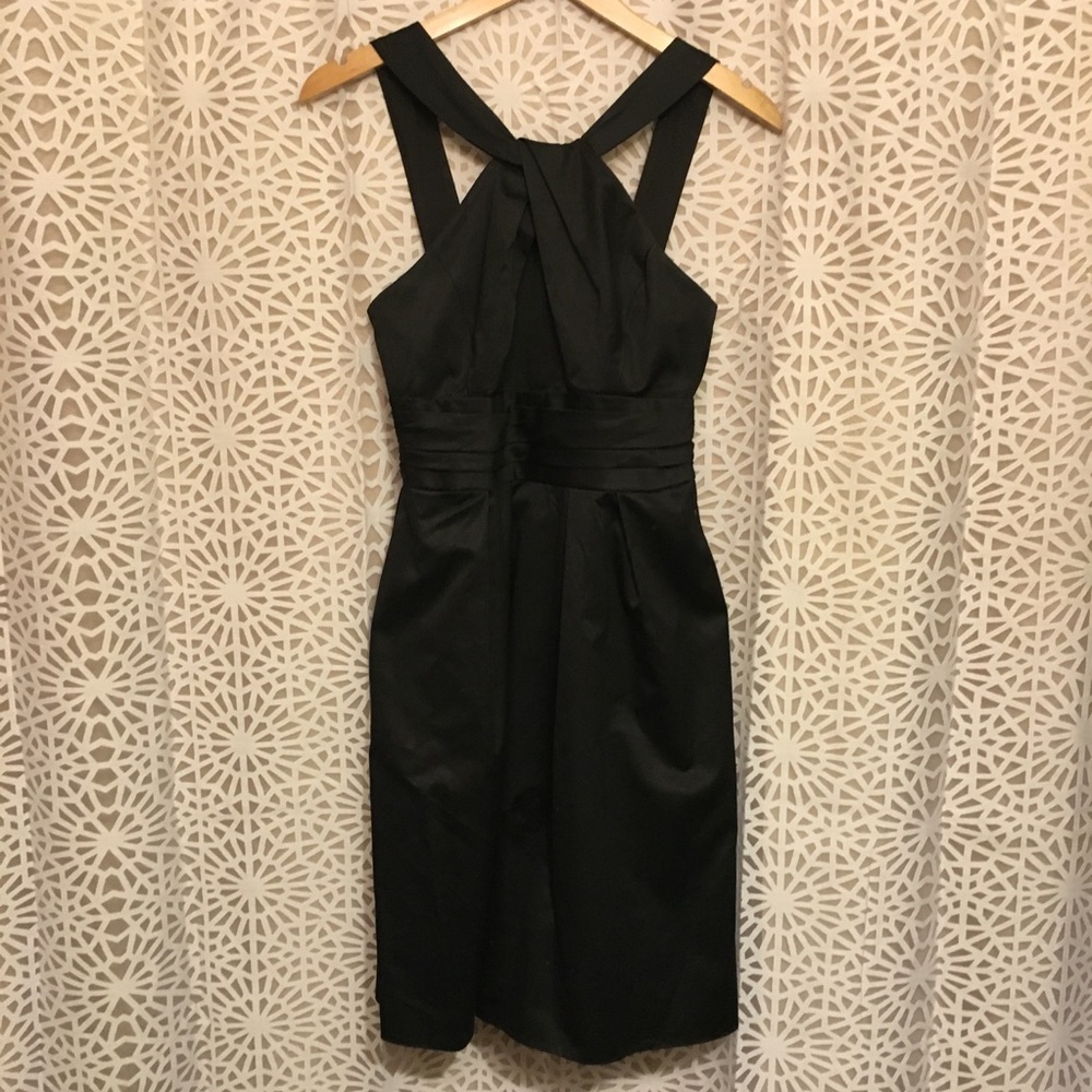 Davids Bridal Black Bridesmaid Dress