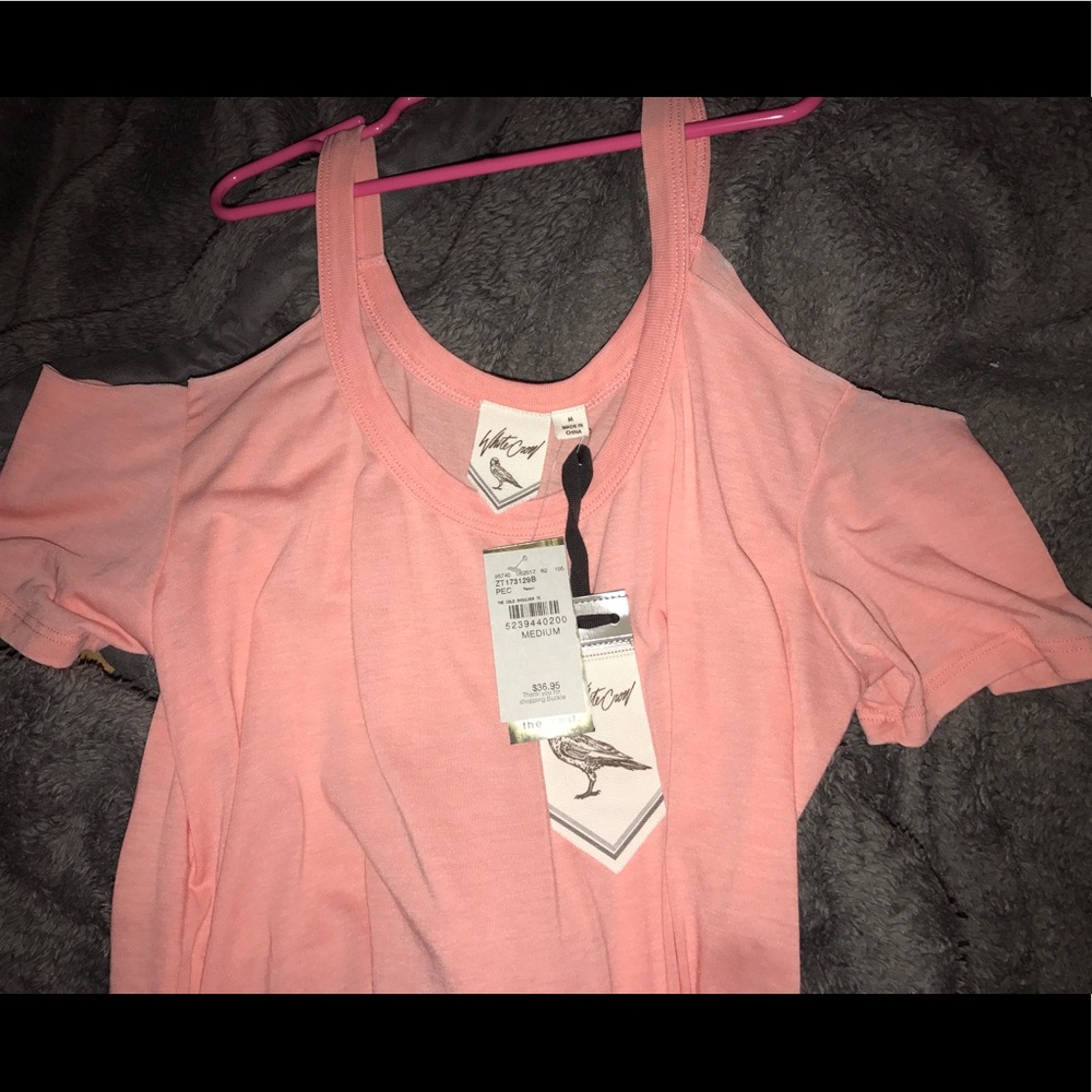 White Crow cold shoulder top