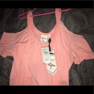 White Crow cold shoulder top
