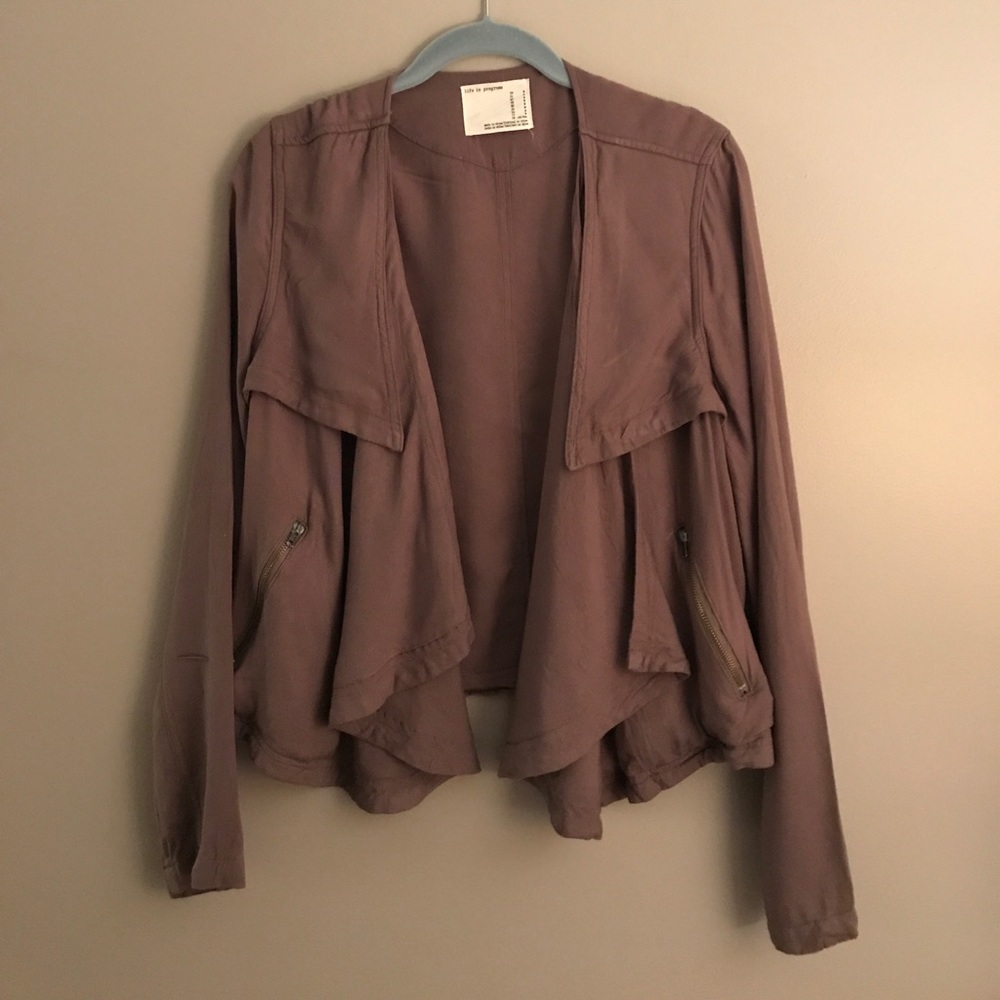 Brown fall jacket