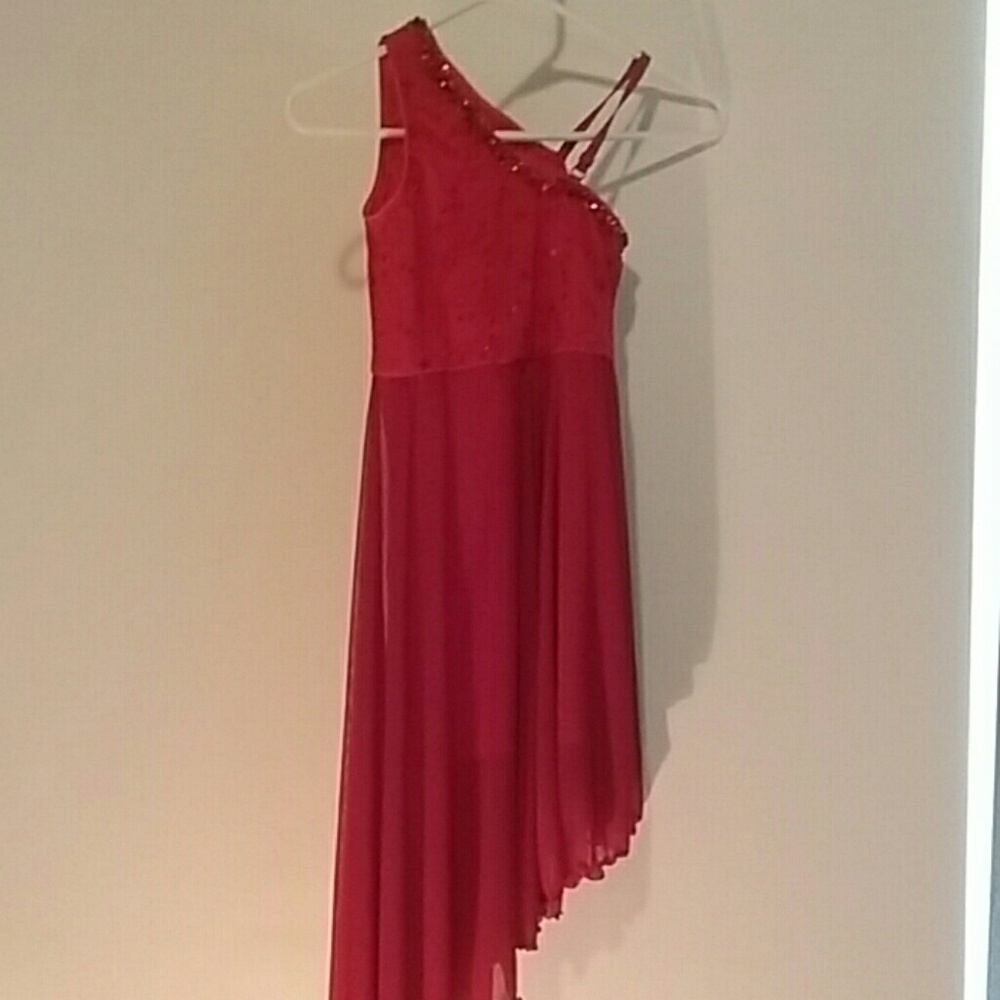 Beautiful red dance costume