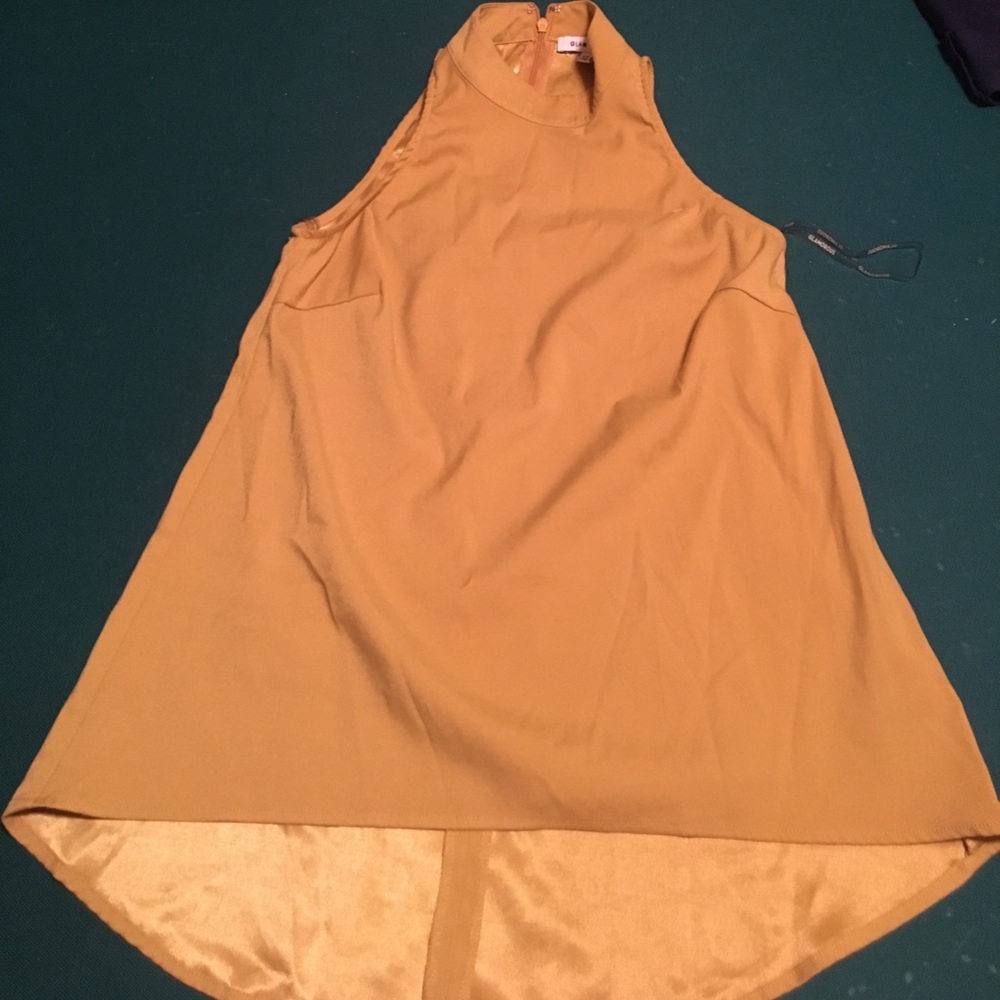 Mustard Yellow High Low Top