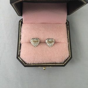 Juicy Couture Heart Pendant Earrings