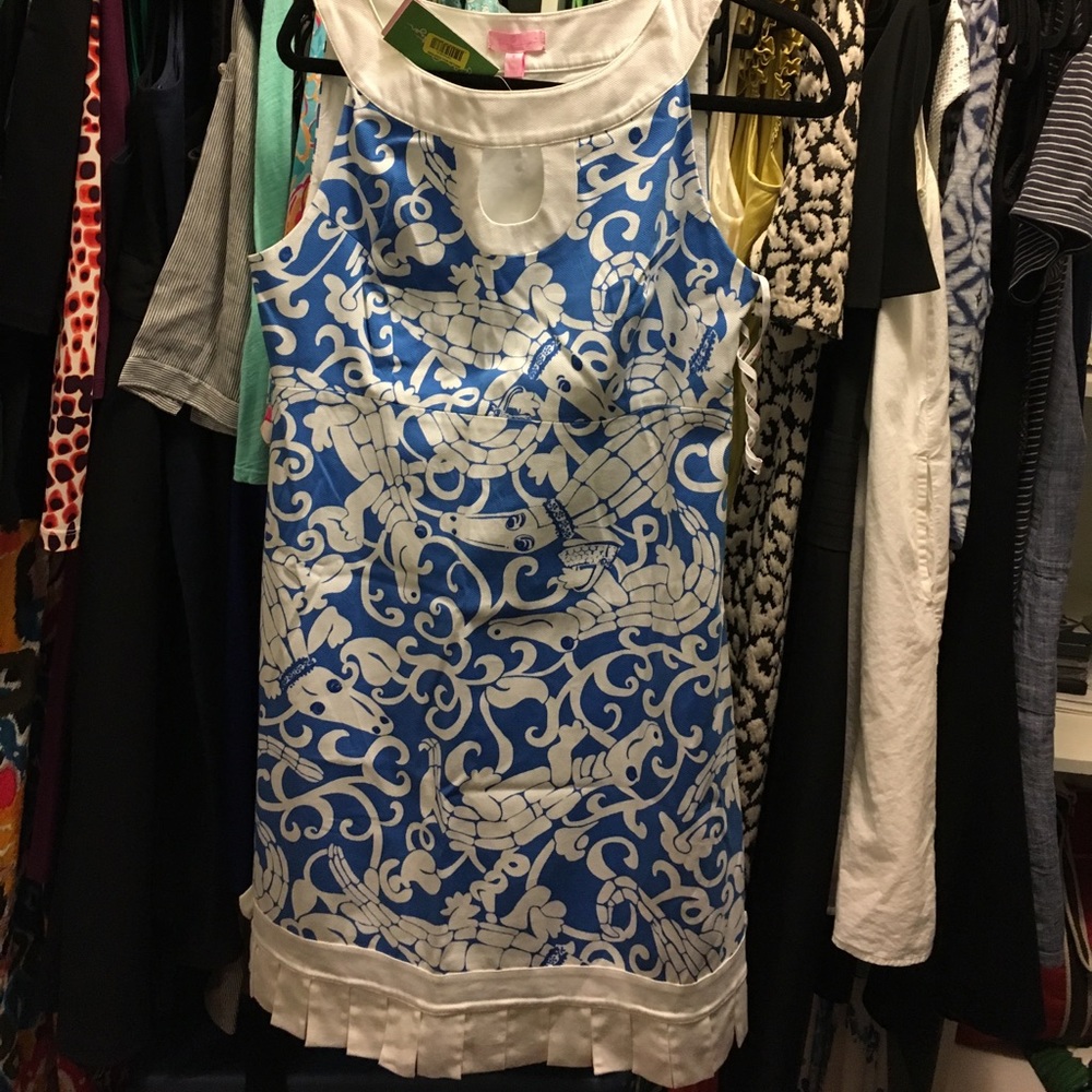 Lilly Pulitzer NWT Jacqueline coastal blue gabby