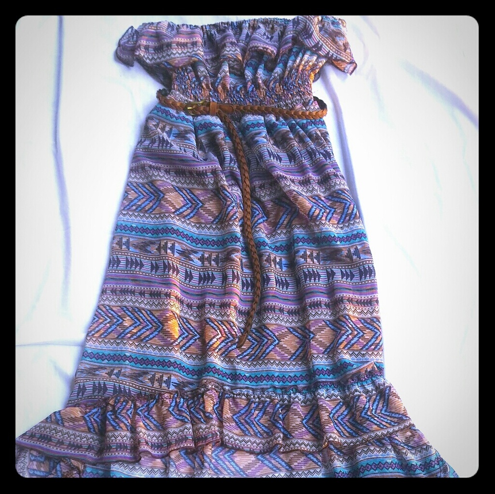 Sheer High-Low Beach Dress
