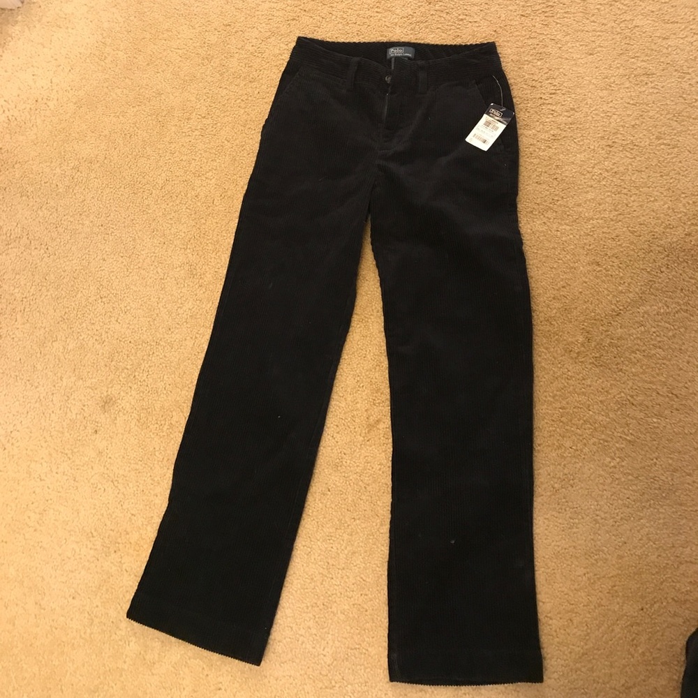 ID1 Polo Ralph Lauren corduroy black pants