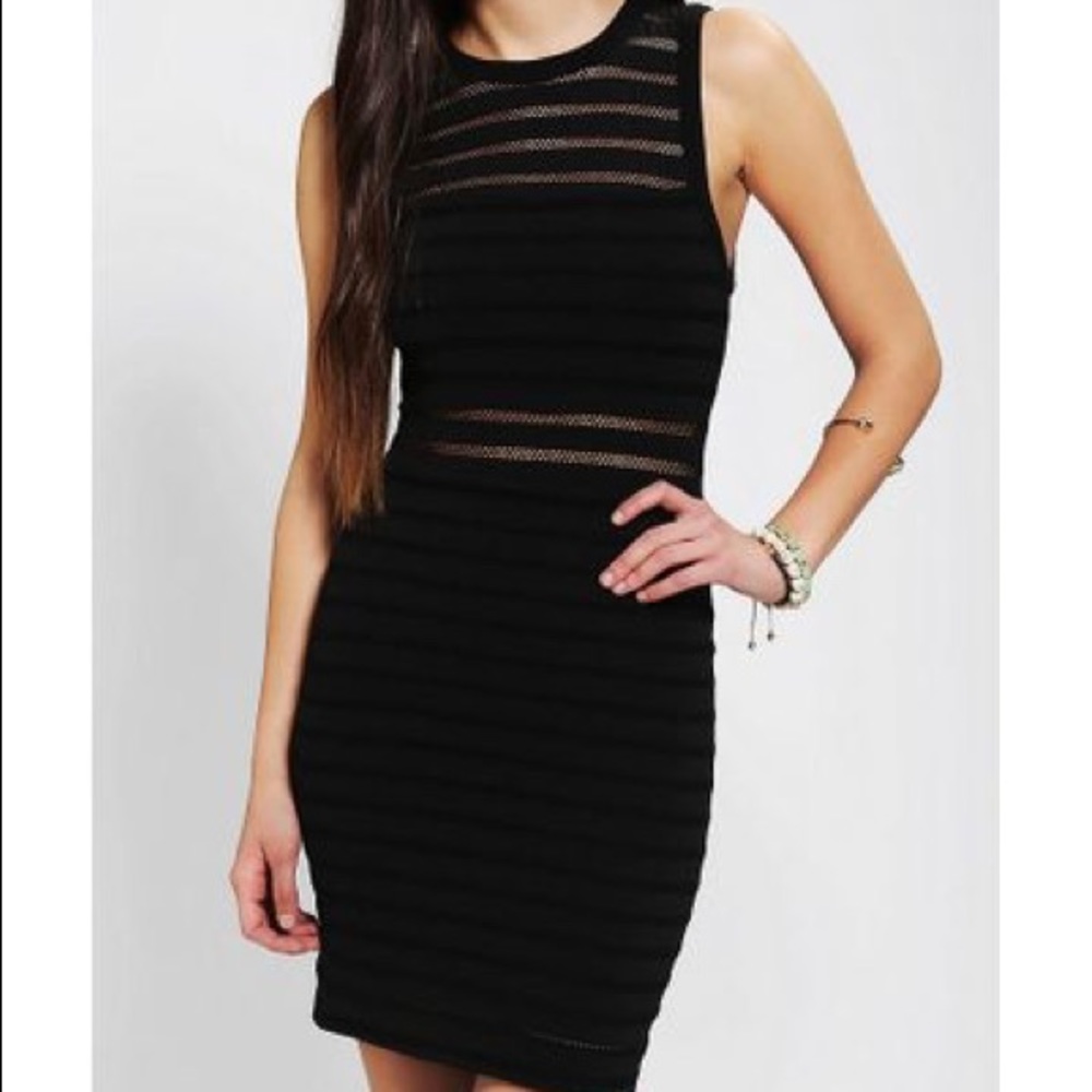 Urban Outfitters "Illusion Stripe" bodycon dress