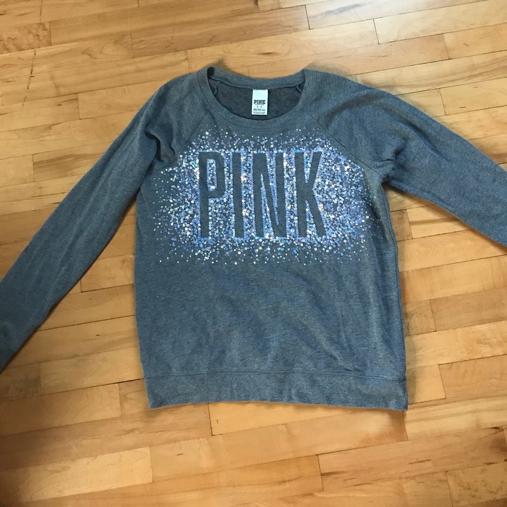 PINK crew neck sweatshirt