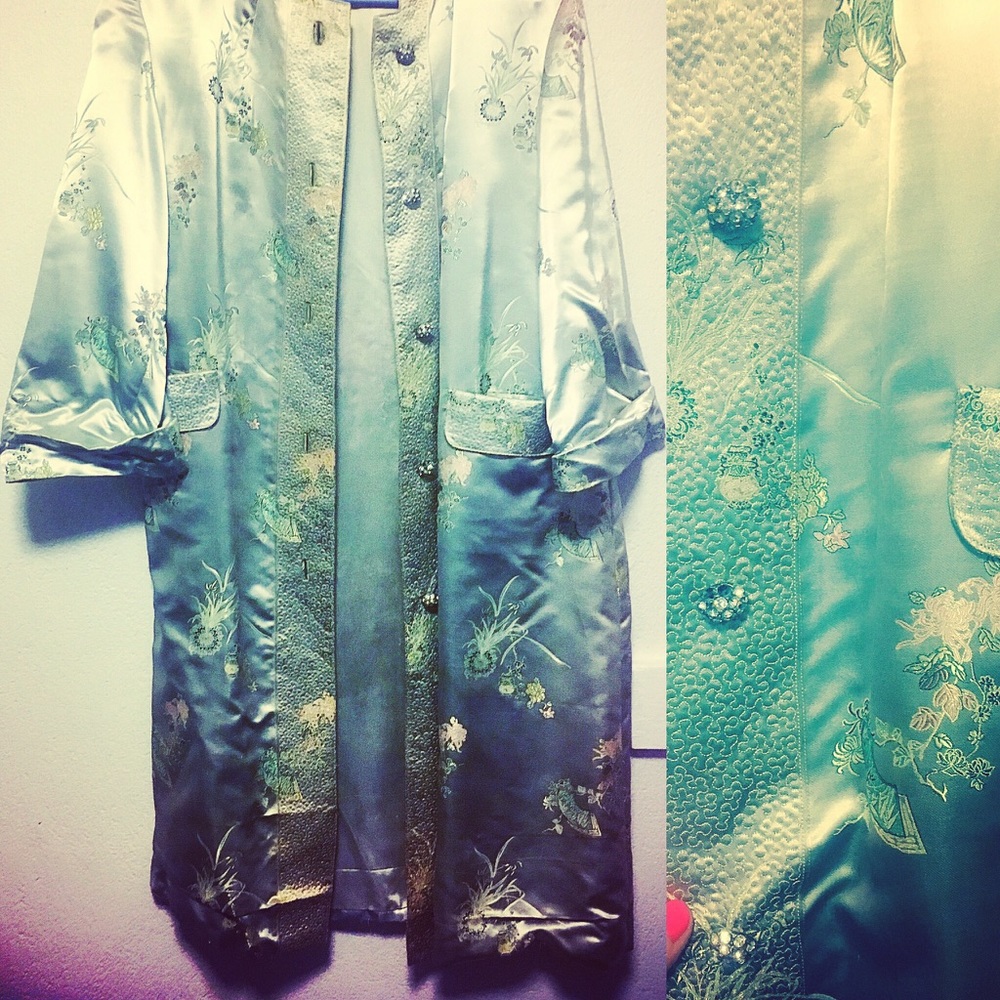 Vintage Asian Evening Coat m/l