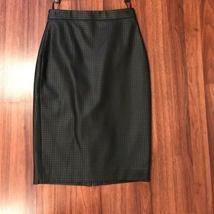 Banana Republic Faux Leather Skirt
