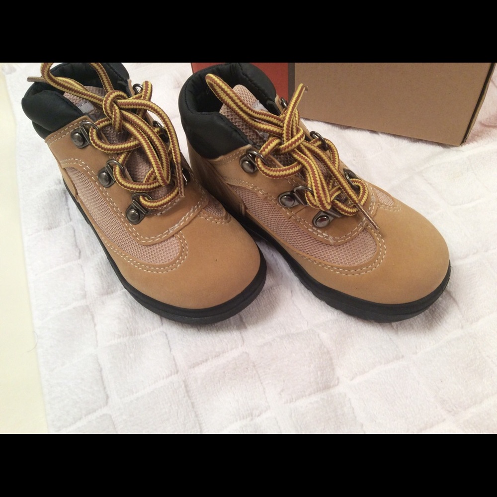 Cute Boy Lace Boot. Wheat Color