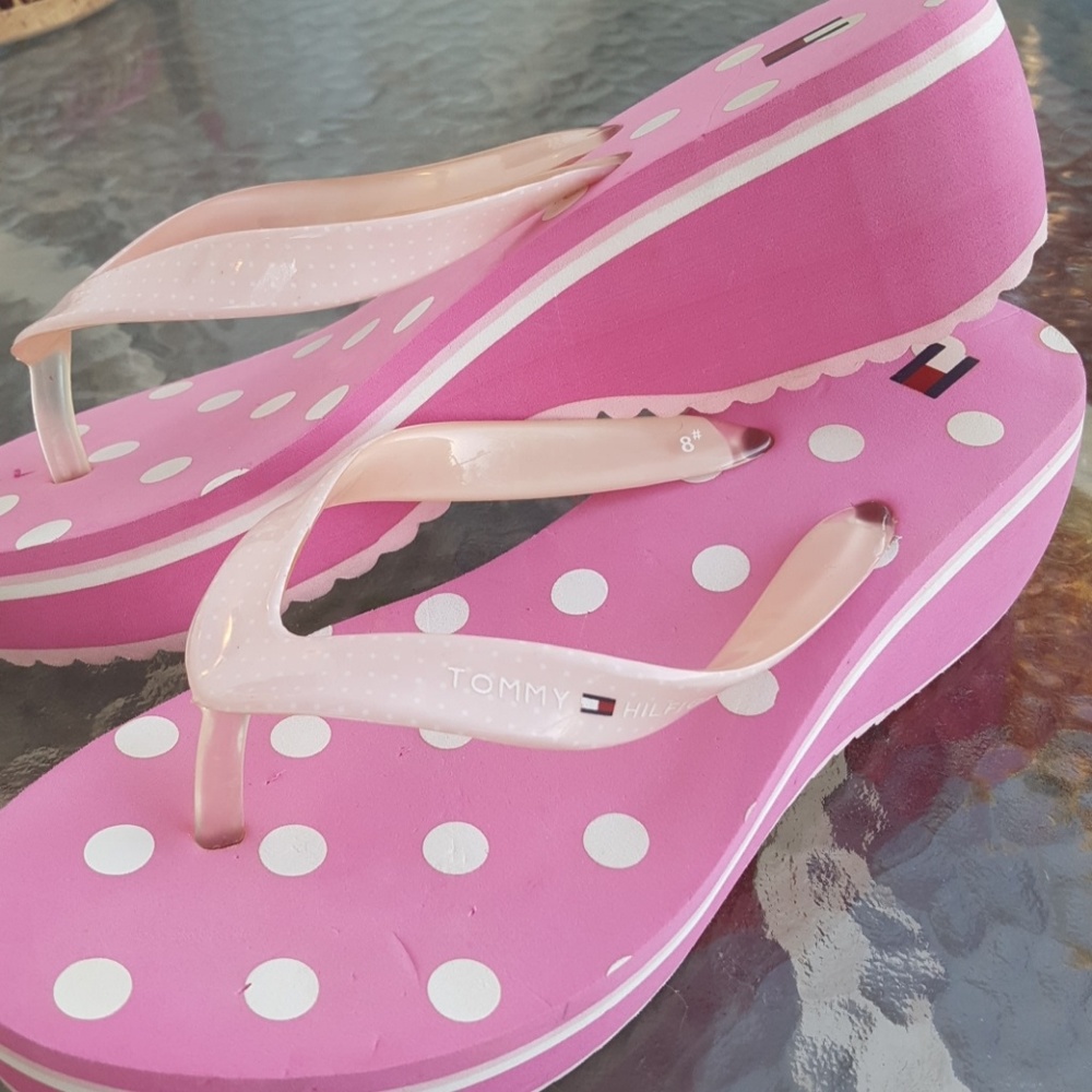 Tommy Hilfiger Pink Sandals