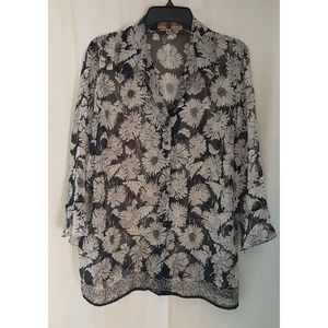 Notations Woman Sheer Top Size 1X