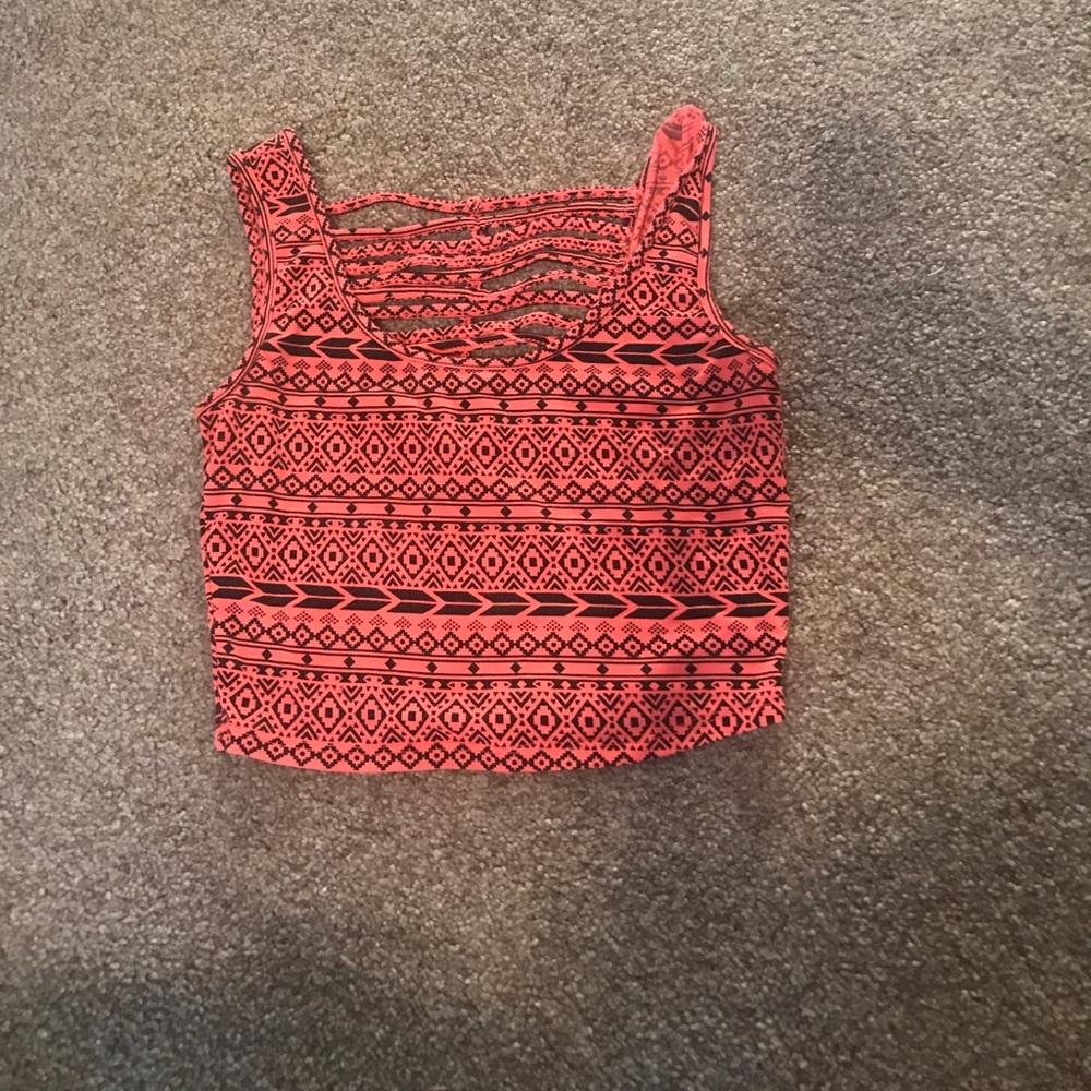 Tribal crop top