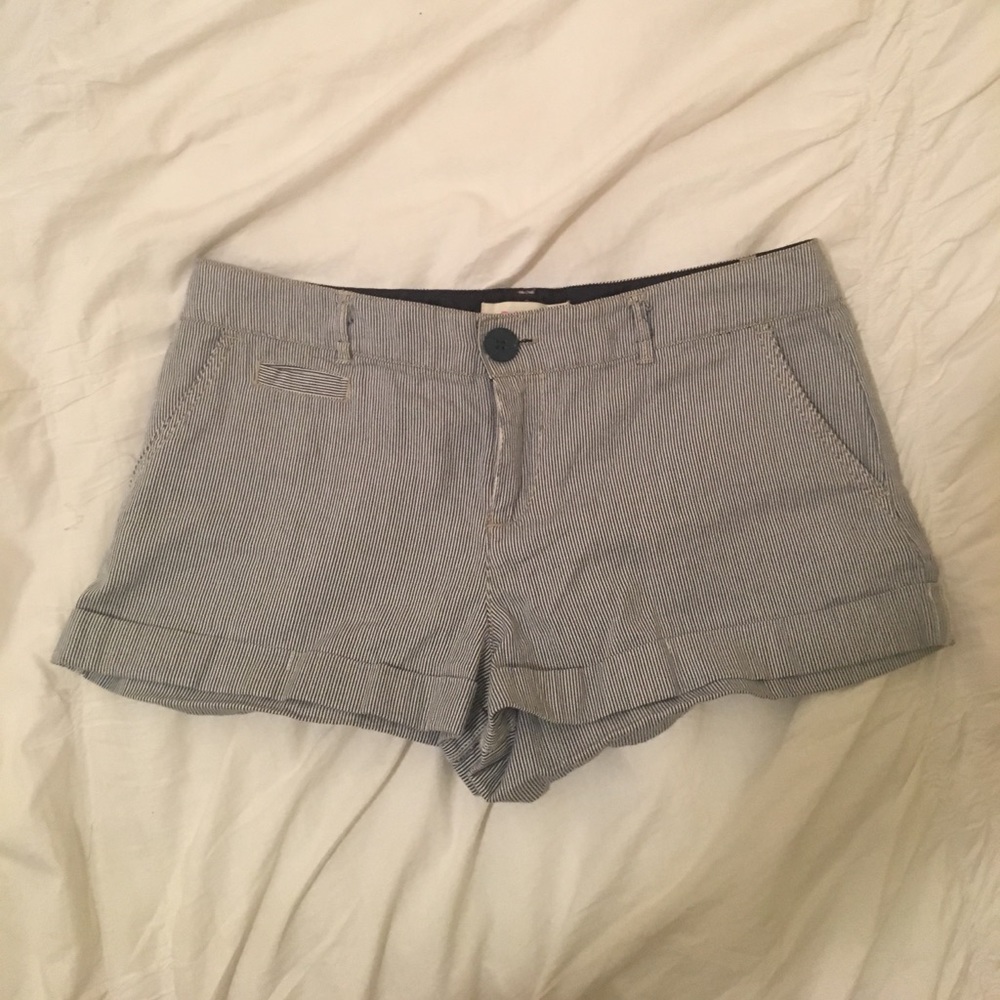 Striped Knit Shorts