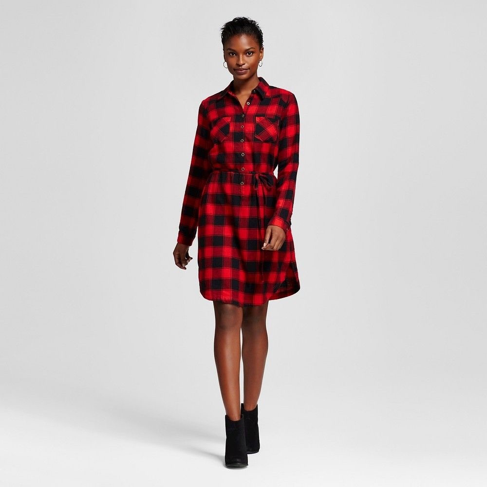 Plaid Tshirt dress XXL