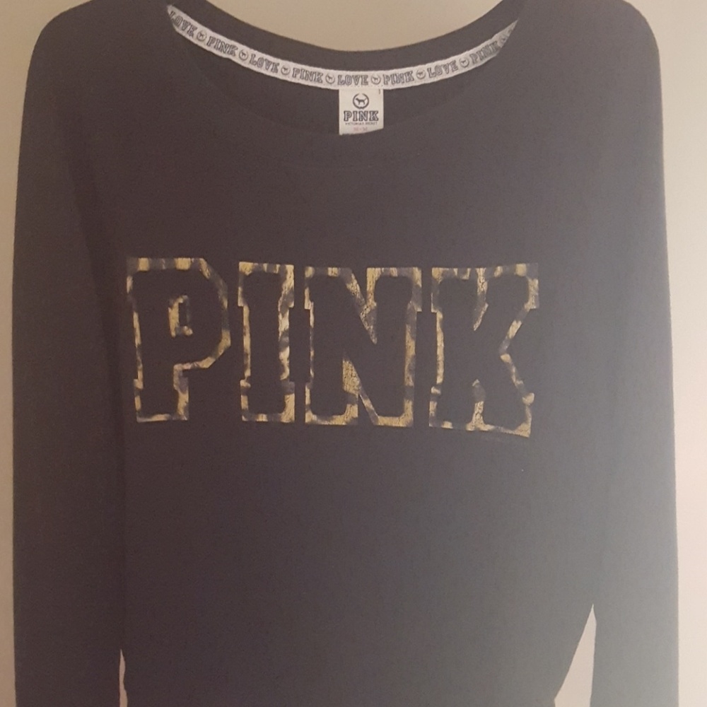 Leopard print PINK sweatshirt