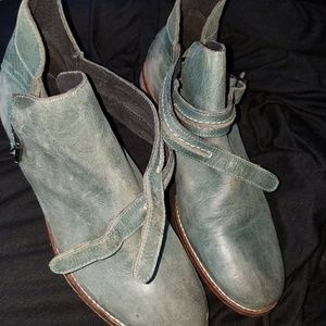 Free People Green Boots Sz9