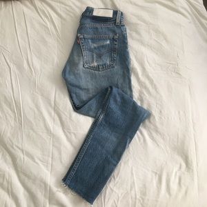 Re/Done vintage denim Levi's, straight skinny 24