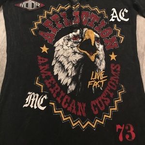 Brand new! Affliction graphic long sleeve Tee