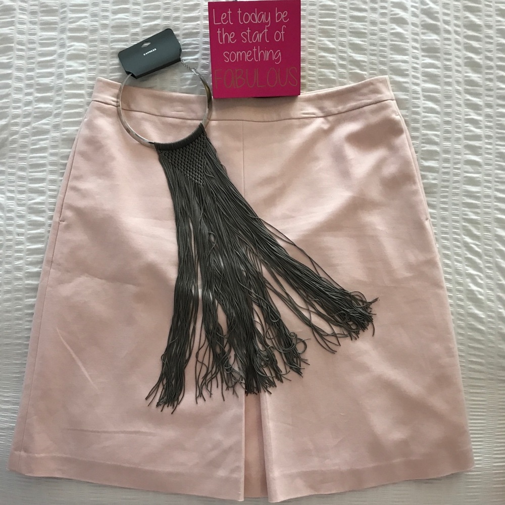 VINCE CAMUTO Pleat Front A Line Skirt