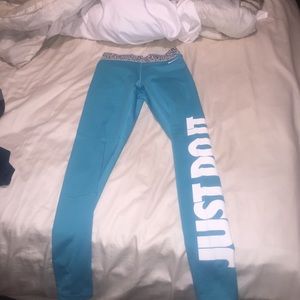 Nike blue leggings