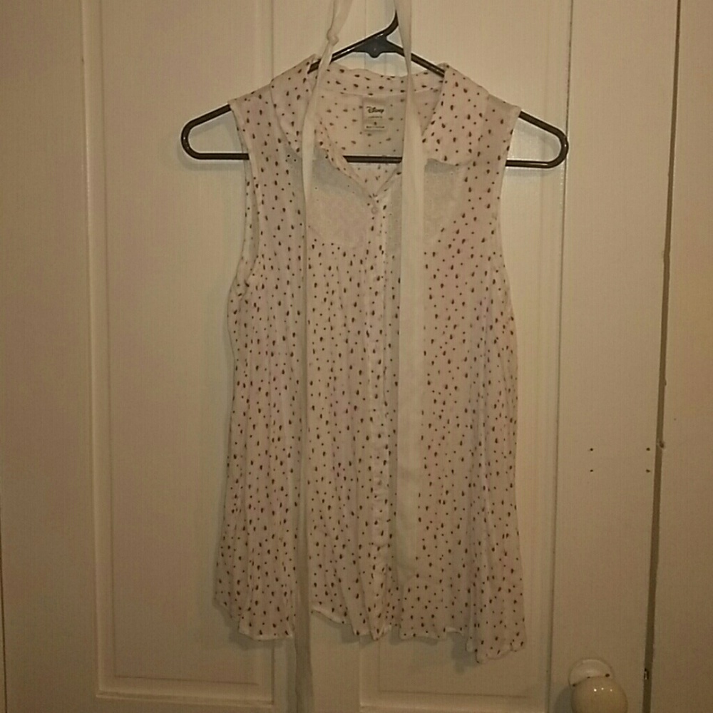 Lauren Conrad Sleeveless sheer dressy tank