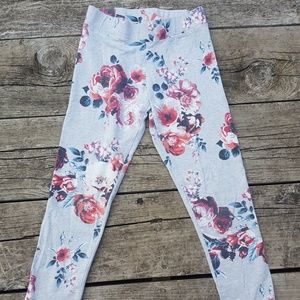 AEO flower patterned, high-rise, leggings